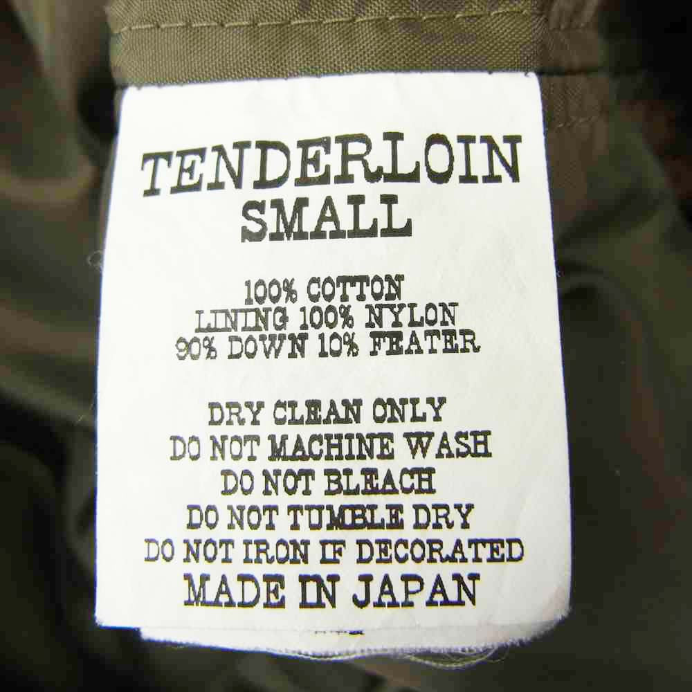 TENDERLOIN テンダーロイン T-MA-1 BAMBOO バンブー フライト ミリタリージャケット カーキ系 S【中古】