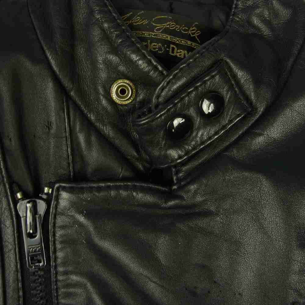 HARLEY DAVIDSON ハーレーダビッドソン ヴィンテージ AMF Hein Gericke アメリカンマシンファンダリー バインゲリック レザー ライダース ジャケット ブラック系【中古】