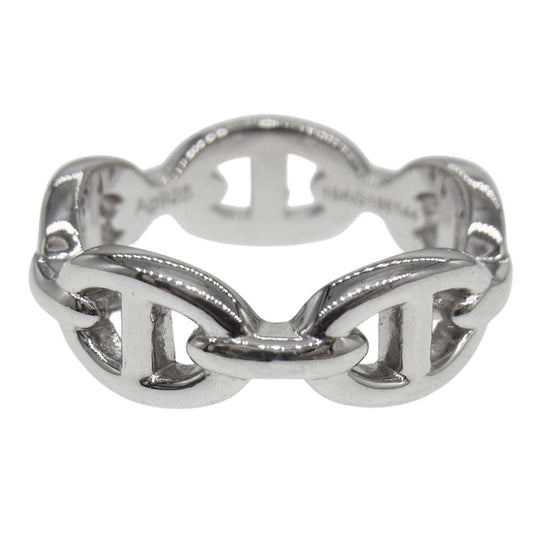 HERMES エルメス 19AG186144 シェーヌダンクル アンシェネ PM シルバー リング【中古】