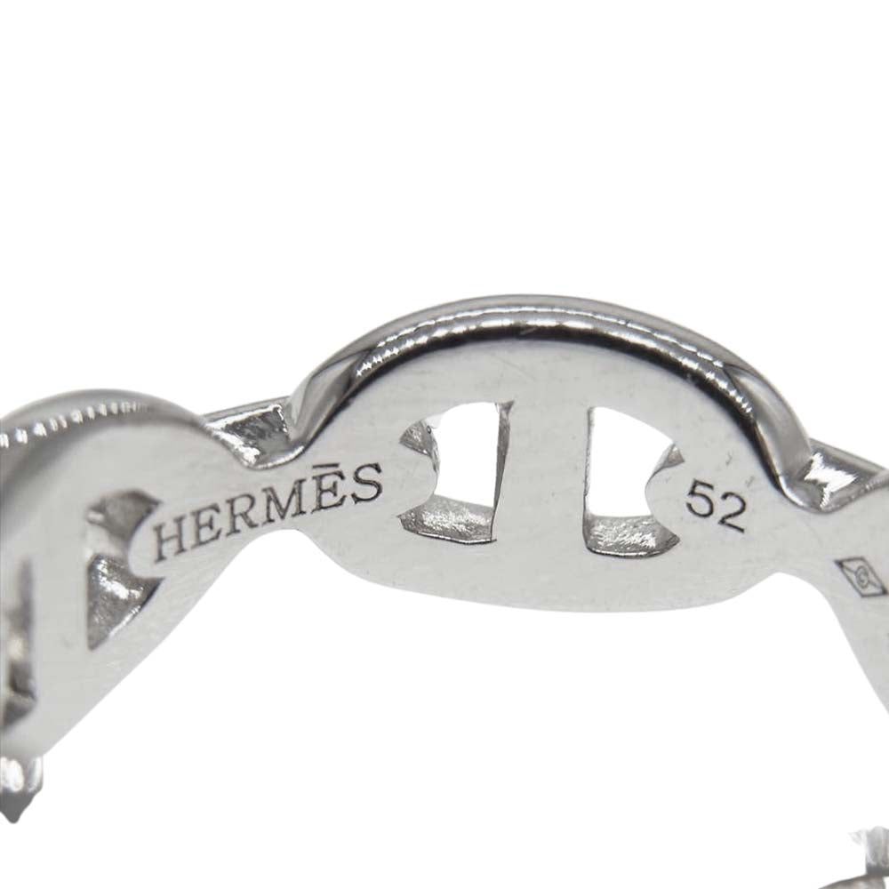 HERMES エルメス 19AG186144 シェーヌダンクル アンシェネ PM シルバー リング【中古】