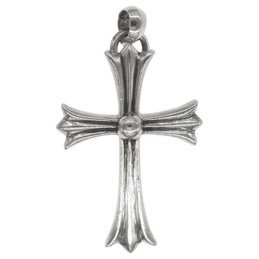 CHROME HEARTS クロムハーツ（原本無） ラージ CHクロス ベイル シルバー系【中古】