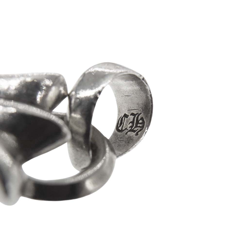CHROME HEARTS クロムハーツ（原本無） ラージ CHクロス ベイル シルバー系【中古】