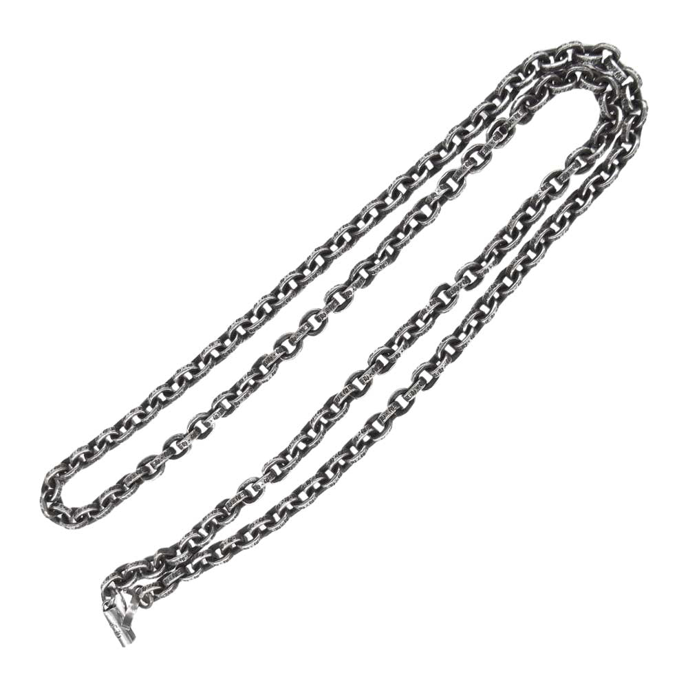 CHROME HEARTS クロムハーツ（原本無） PAPER CHAIN ペーパーチェーン 24インチ シルバー系【中古】
