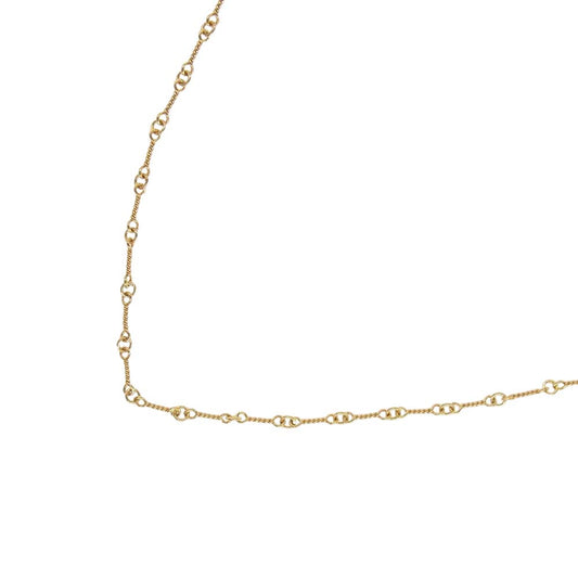 CHROME HEARTS クロムハーツ（原本無） 22K NECKCHAIN T16 ツイストチェーン 16inch ゴールド系【中古】