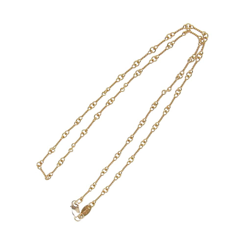 CHROME HEARTS クロムハーツ（原本無） 22K NECKCHAIN T16 ツイストチェーン 16inch ゴールド系【中古】