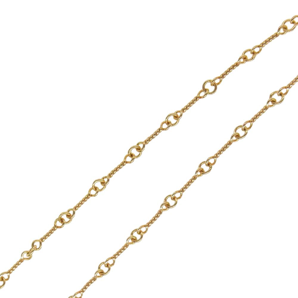 CHROME HEARTS クロムハーツ（原本無） 22K NECKCHAIN T16 ツイストチェーン 16inch ゴールド系【中古】