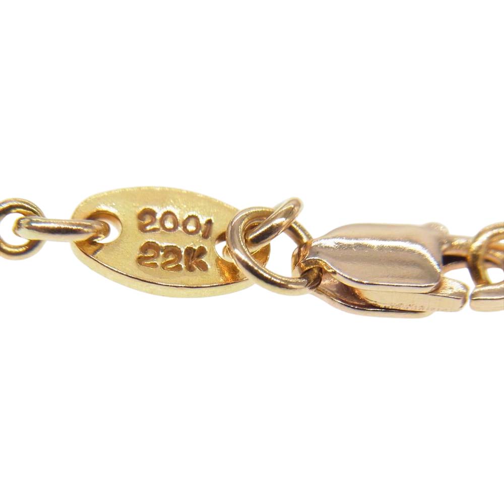 CHROME HEARTS クロムハーツ（原本無） 22K NECKCHAIN T16 ツイストチェーン 16inch ゴールド系【中古】