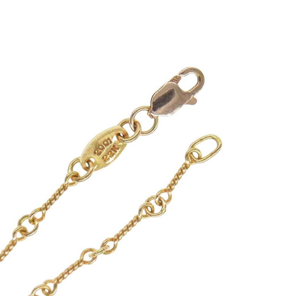 CHROME HEARTS クロムハーツ（原本無） 22K NECKCHAIN T16 ツイストチェーン 16inch ゴールド系【中古】