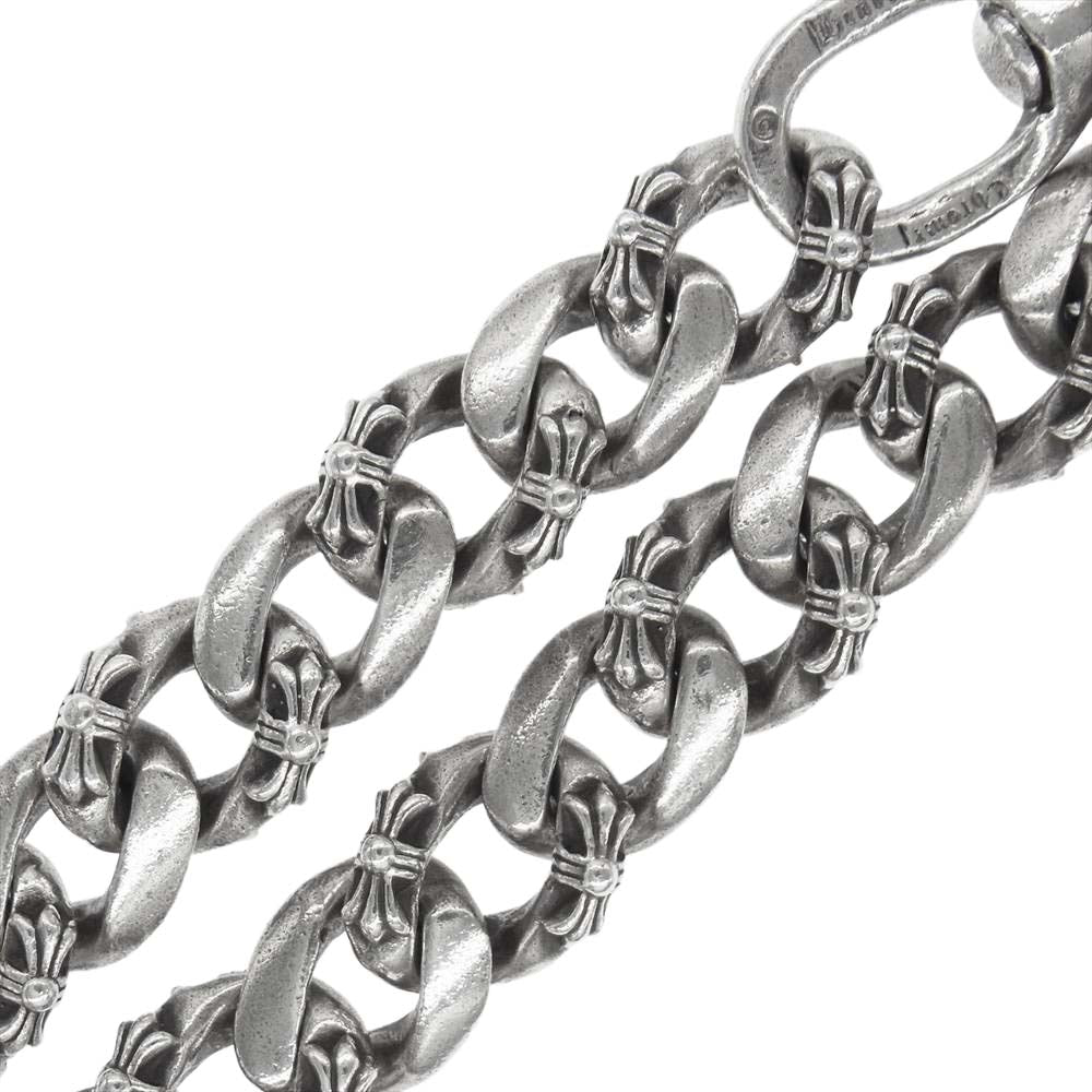 CHROME HEARTS クロムハーツ（原本無） 1クリップ ショート ファンシー ウォレットチェーン シルバー系【中古】
