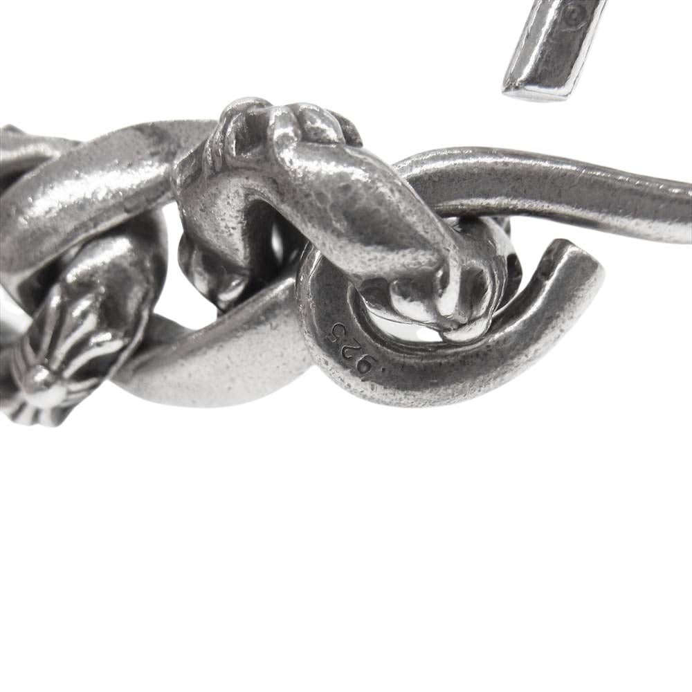 CHROME HEARTS クロムハーツ（原本無） 1クリップ ショート ファンシー ウォレットチェーン シルバー系【中古】