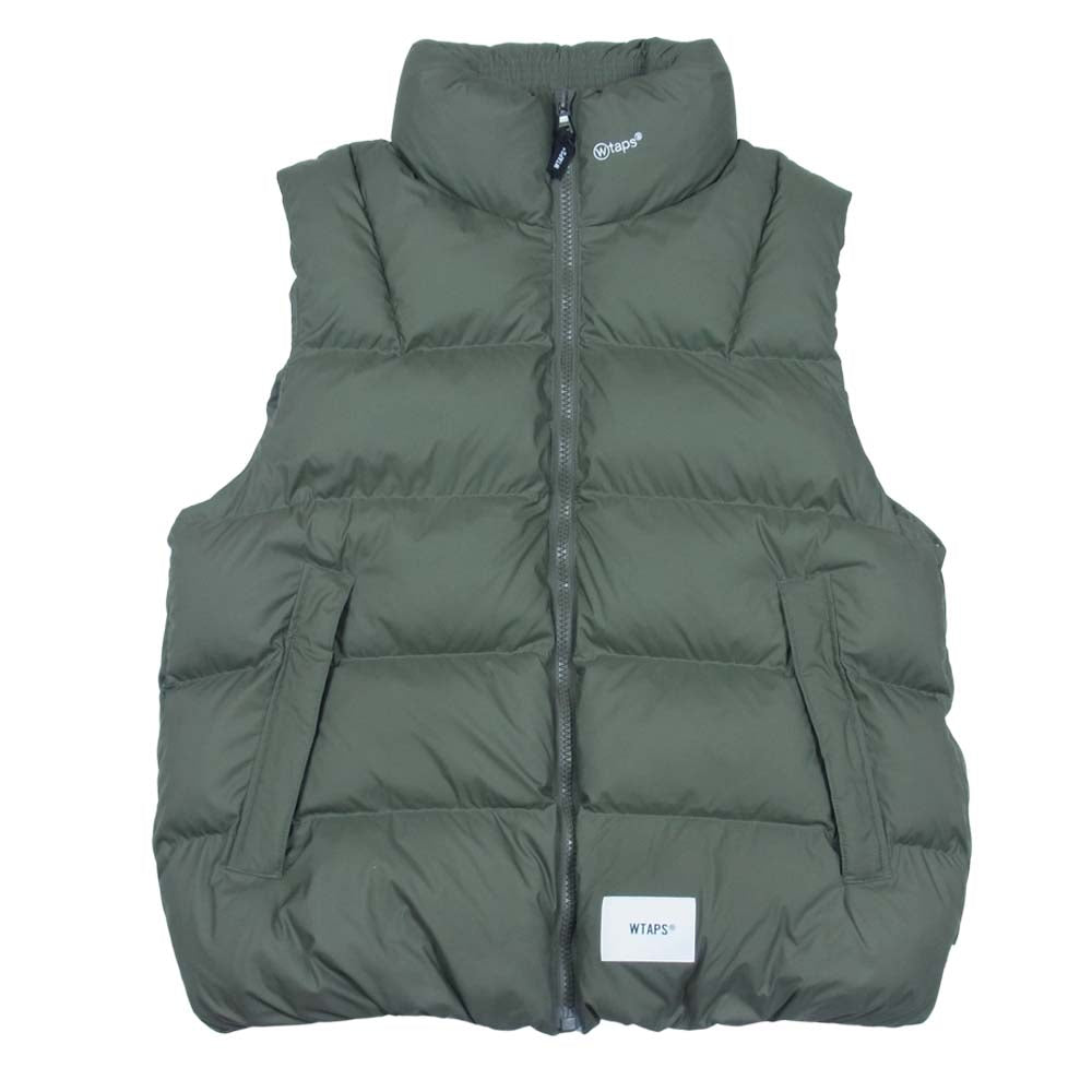 WTAPS ダブルタップス 21AW 212BRDT-JKM04 BIVOUAC VEST POLY TAFFETA LIMONTA 中綿 ベスト OLIVEDRAB L【新古品】【未使用】【中古】