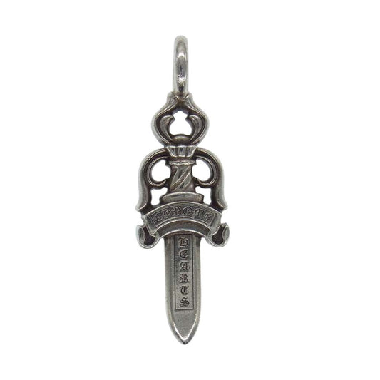CHROME HEARTS クロムハーツ（原本無） DBL DAGGER ダブルダガー ペンダントトップ  シルバー系【中古】