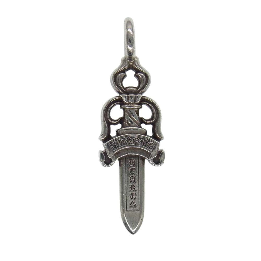 CHROME HEARTS クロムハーツ（原本無） DBL DAGGER ダブルダガー ペンダントトップ  シルバー系【中古】