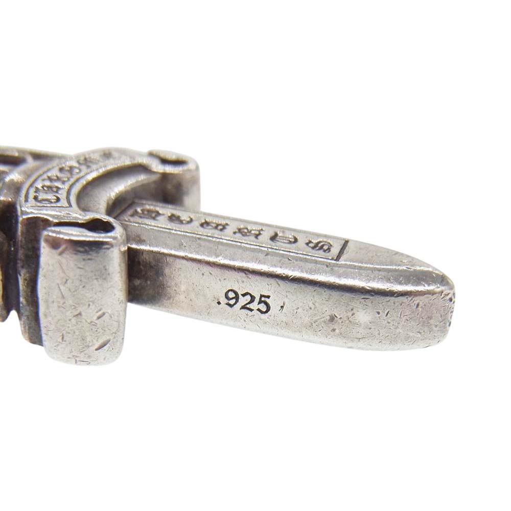 CHROME HEARTS クロムハーツ（原本無） DBL DAGGER ダブルダガー ペンダントトップ  シルバー系【中古】