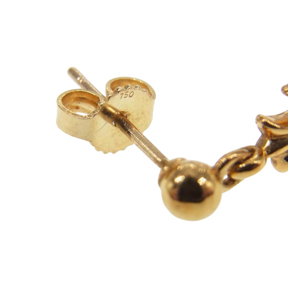 CHROME HEARTS クロムハーツ（原本有） 22K TNY E CH PLS DIA タイニーE ダイヤ ピアス ゴールド系【中古】