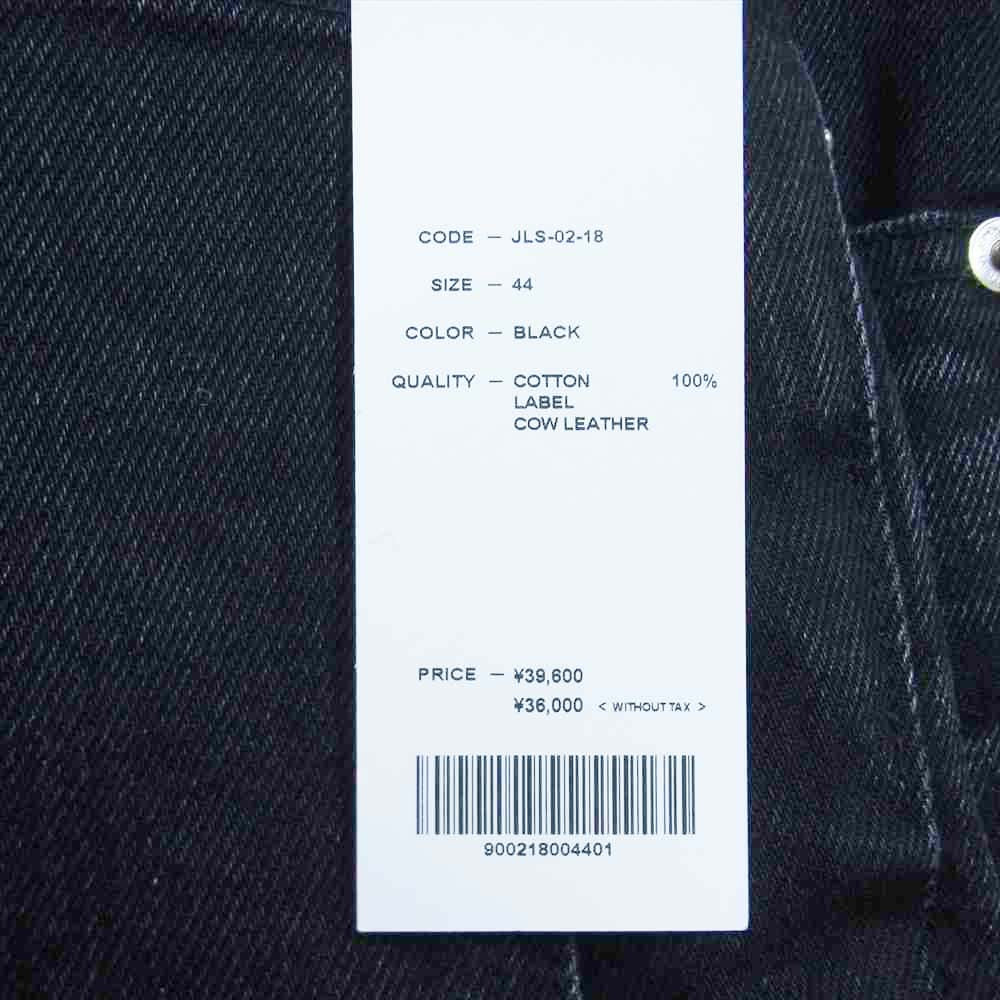 JOHN LAWRENCE SULLIVAN ジョンローレンスサリバン JLS-02-18 DENIM FLARED PANTS デニム フレア パンツ ブラック系 44【美品】【中古】