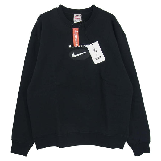 Supreme シュプリーム 20AW CW9699 × NIKE Jewel Crewneck ナイキ ジュエル クルーネック スウェット ブラック系 ホワイト系 S【新古品】【未使用】【中古】