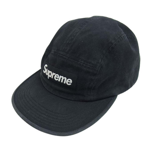 Supreme シュプリーム 17AW side zip camp cap キャンプキャップ ブラック系【中古】
