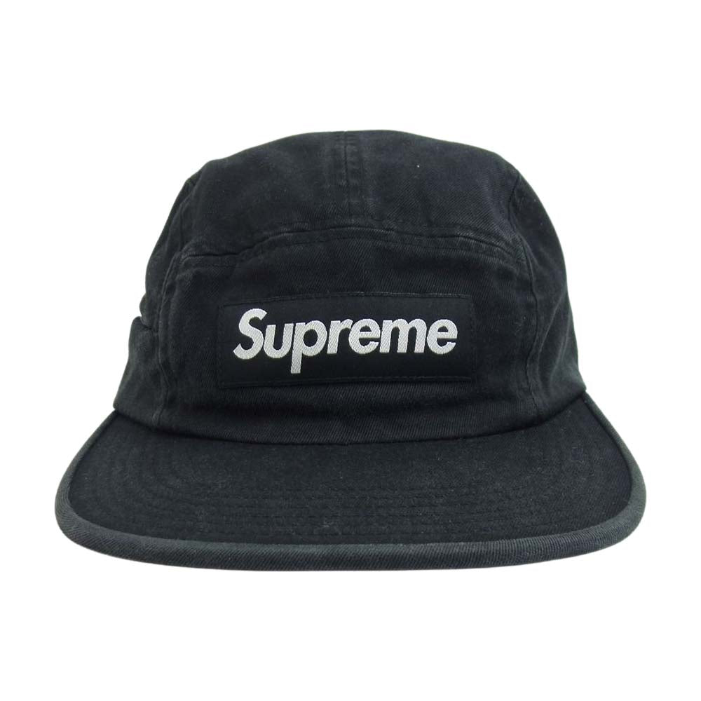 Supreme シュプリーム 17AW side zip camp cap キャンプキャップ ブラック系【中古】