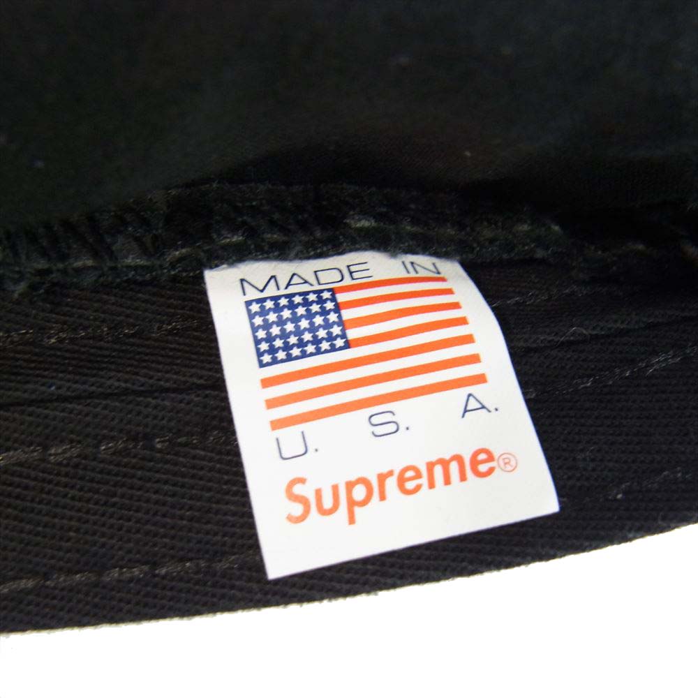 Supreme シュプリーム 17AW side zip camp cap キャンプキャップ ブラック系【中古】