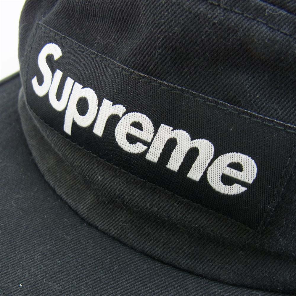 Supreme シュプリーム 17AW side zip camp cap キャンプキャップ ブラック系【中古】