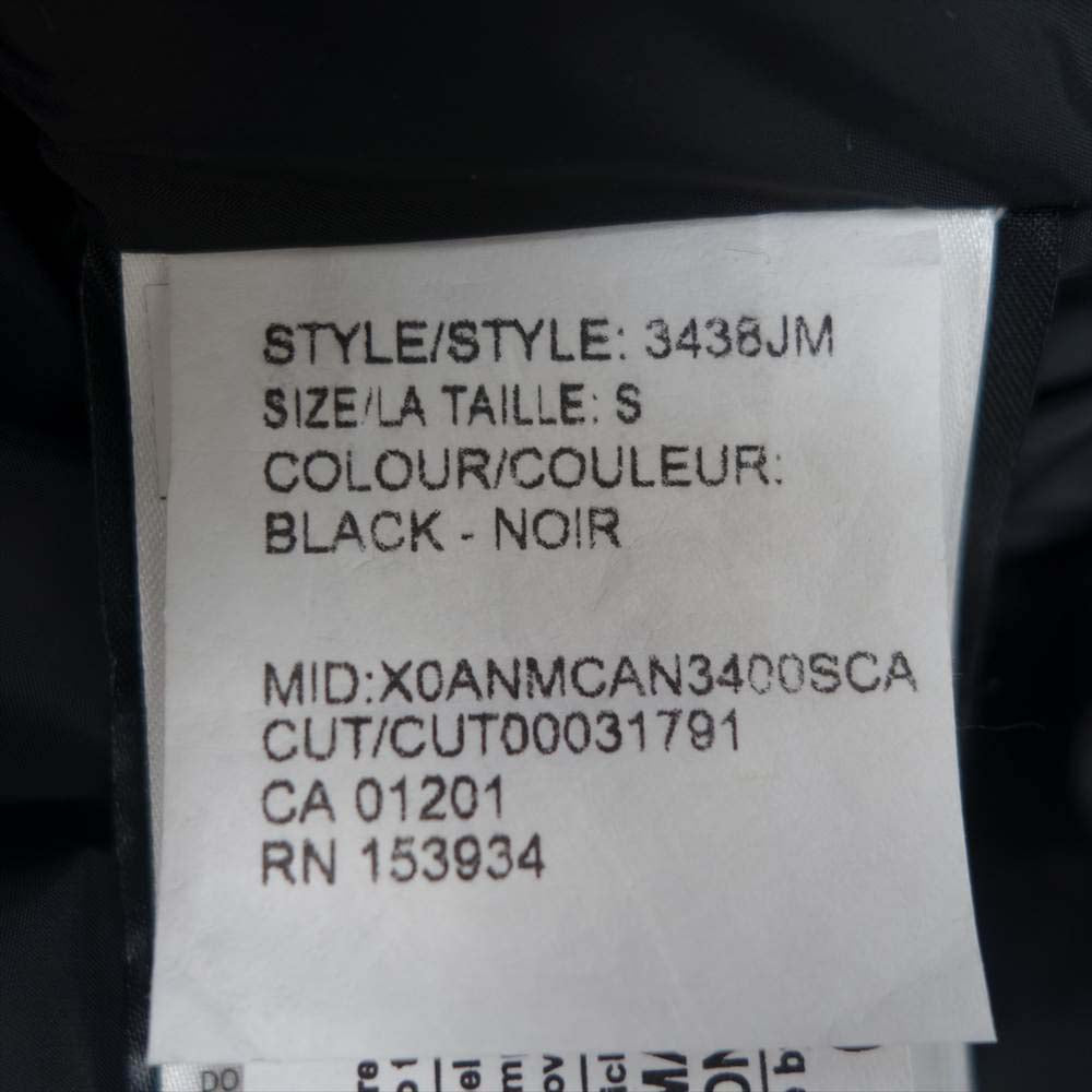 CANADA GOOSE カナダグース 3438JM 国内正規品 サザビーリーグ JASPER PARKA ジャスパー パーカ ダウン ジャケット ブラック系【中古】