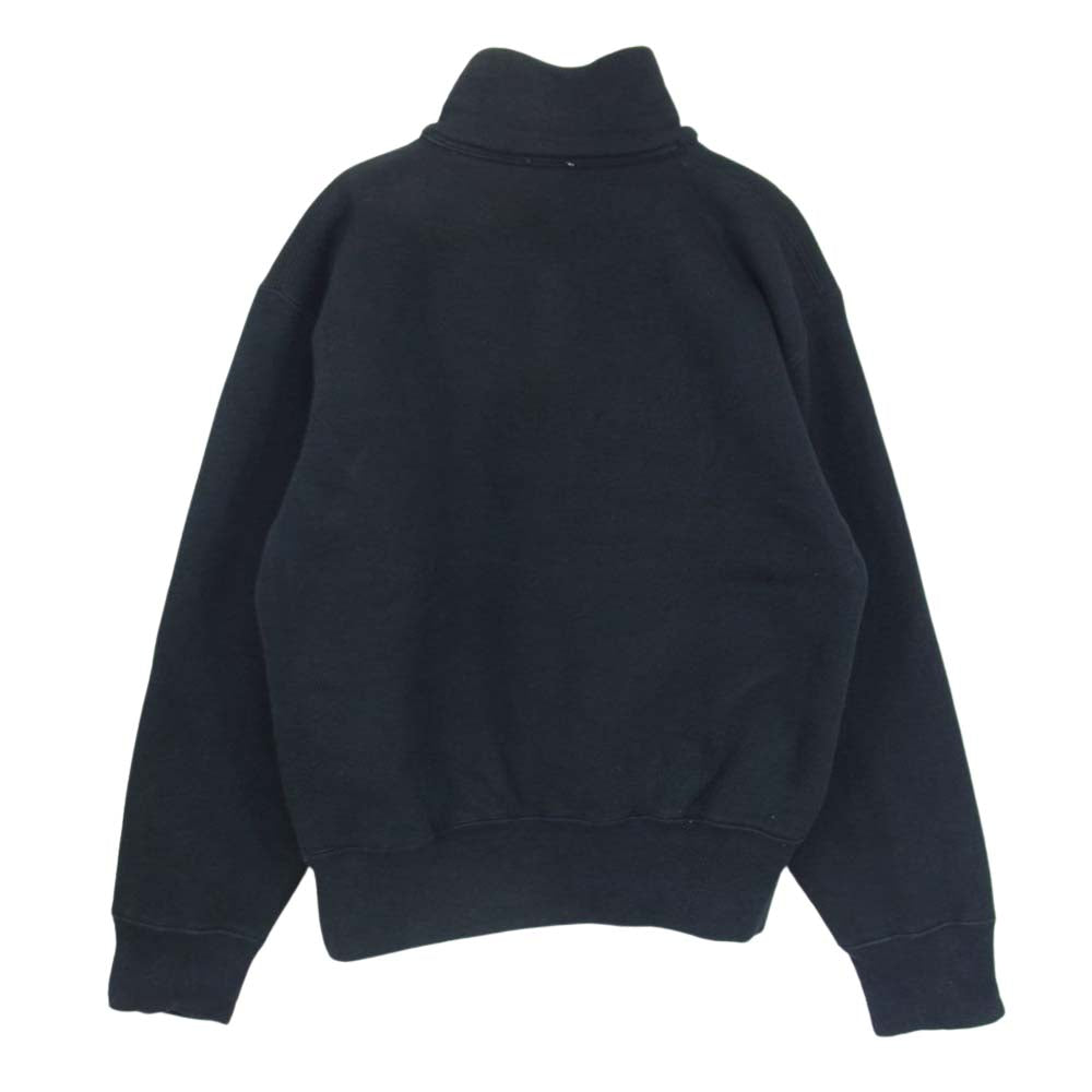 CHESWICK チェスウィック ハーフジップスウェット ブラック系 M【中古】