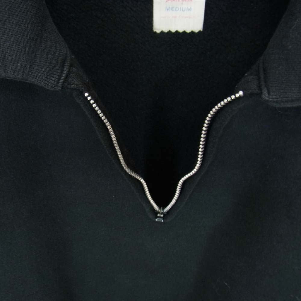 CHESWICK チェスウィック ハーフジップスウェット ブラック系 M【中古】