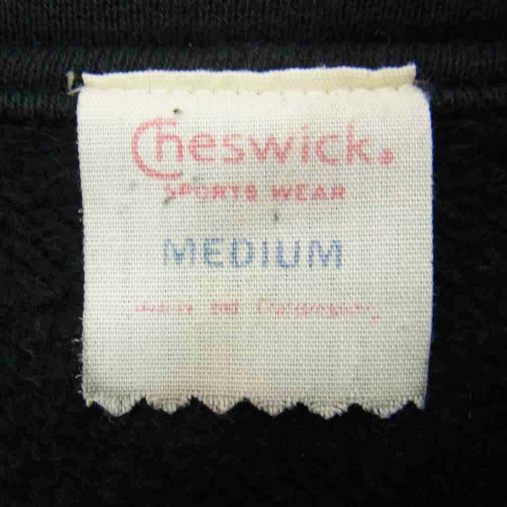 CHESWICK チェスウィック ハーフジップスウェット ブラック系 M【中古】