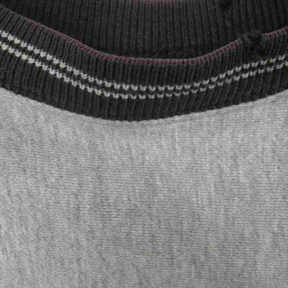 Champion チャンピオン 90S 刺繍タグ REVERSE WEAVE リバースウィーブ クルーネック スウェット　グレー グレー系 L【中古】