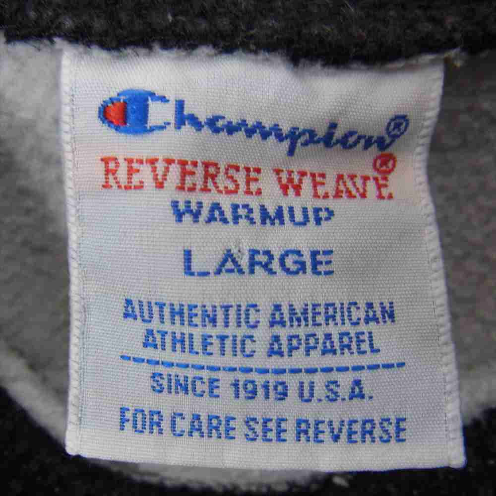 Champion チャンピオン 90S 刺繍タグ REVERSE WEAVE リバースウィーブ クルーネック スウェット　グレー グレー系 L【中古】
