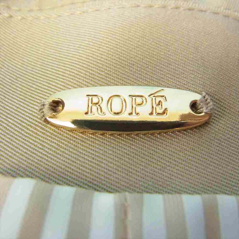 ROPE' ロペ 撥水加工 トレンチ コート ベージュ系 36【美品】【中古】