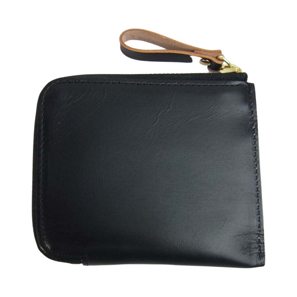 PORTER ポーター 187-01349 FILM WALLET ガラス加工 牛ショルダーレザー ミニウォレット 財布【中古】