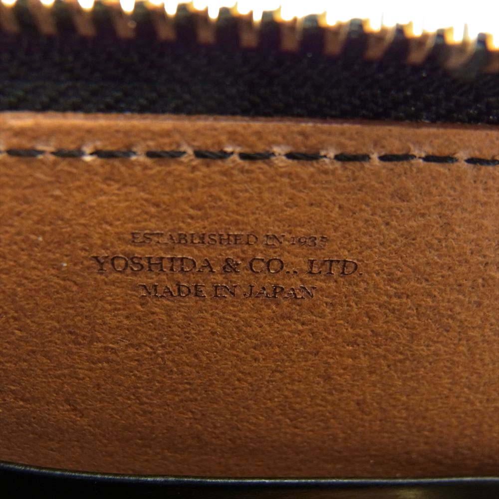 PORTER ポーター 187-01349 FILM WALLET ガラス加工 牛ショルダーレザー ミニウォレット 財布【中古】