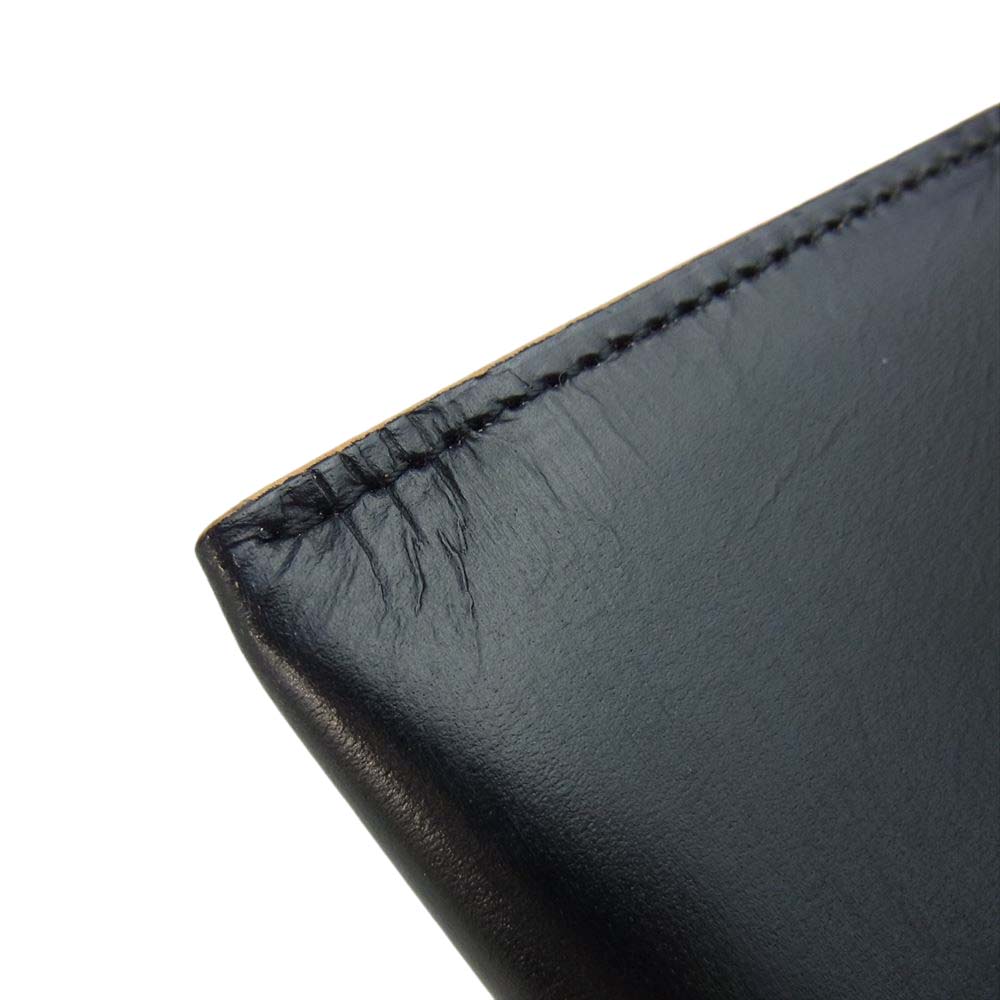PORTER ポーター 187-01349 FILM WALLET ガラス加工 牛ショルダーレザー ミニウォレット 財布【中古】