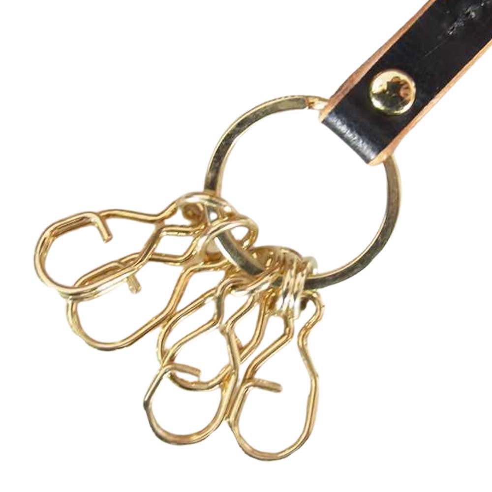 PORTER ポーター 195-01336 訳有 FOIL KEY CASE 箔加工 牛ショルダーレザー キーケース コインケース シルバー系【極上美品】【中古】