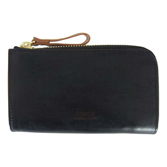 PORTER ポーター 187-01354 FILM KEY CASE ガラス加工 牛ショルダーレザー キーケース コインケース ブラック系【極上美品】【中古】