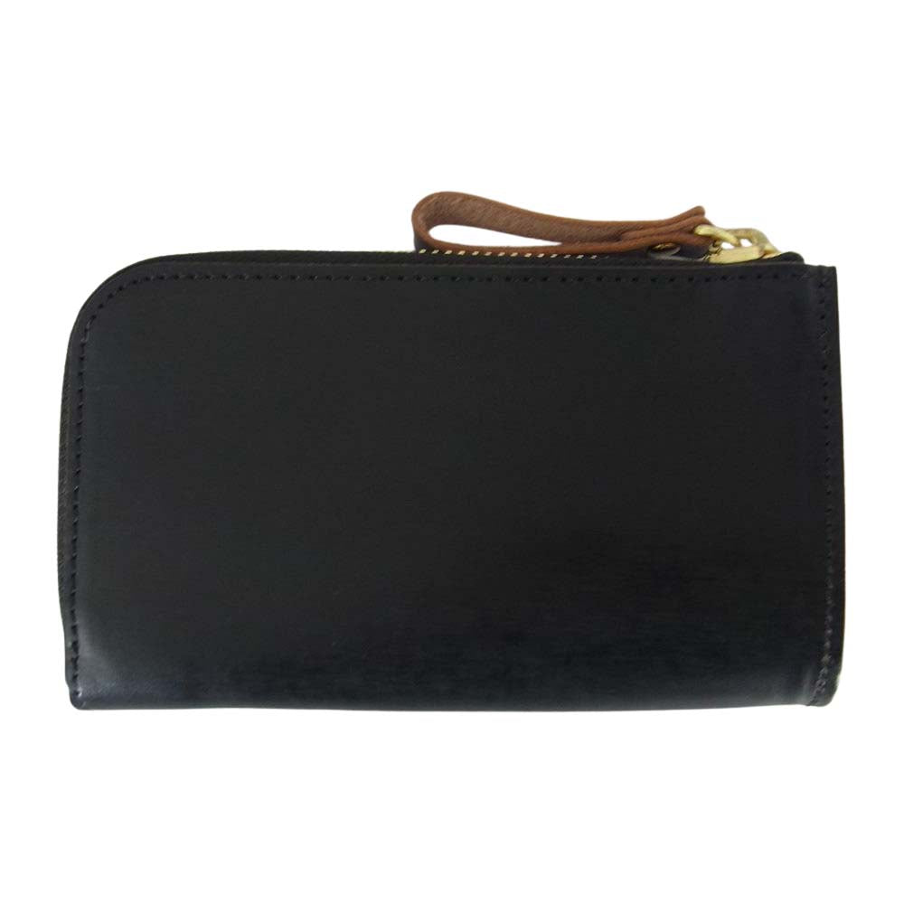PORTER ポーター 187-01354 FILM KEY CASE ガラス加工 牛ショルダーレザー キーケース コインケース ブラック系【極上美品】【中古】