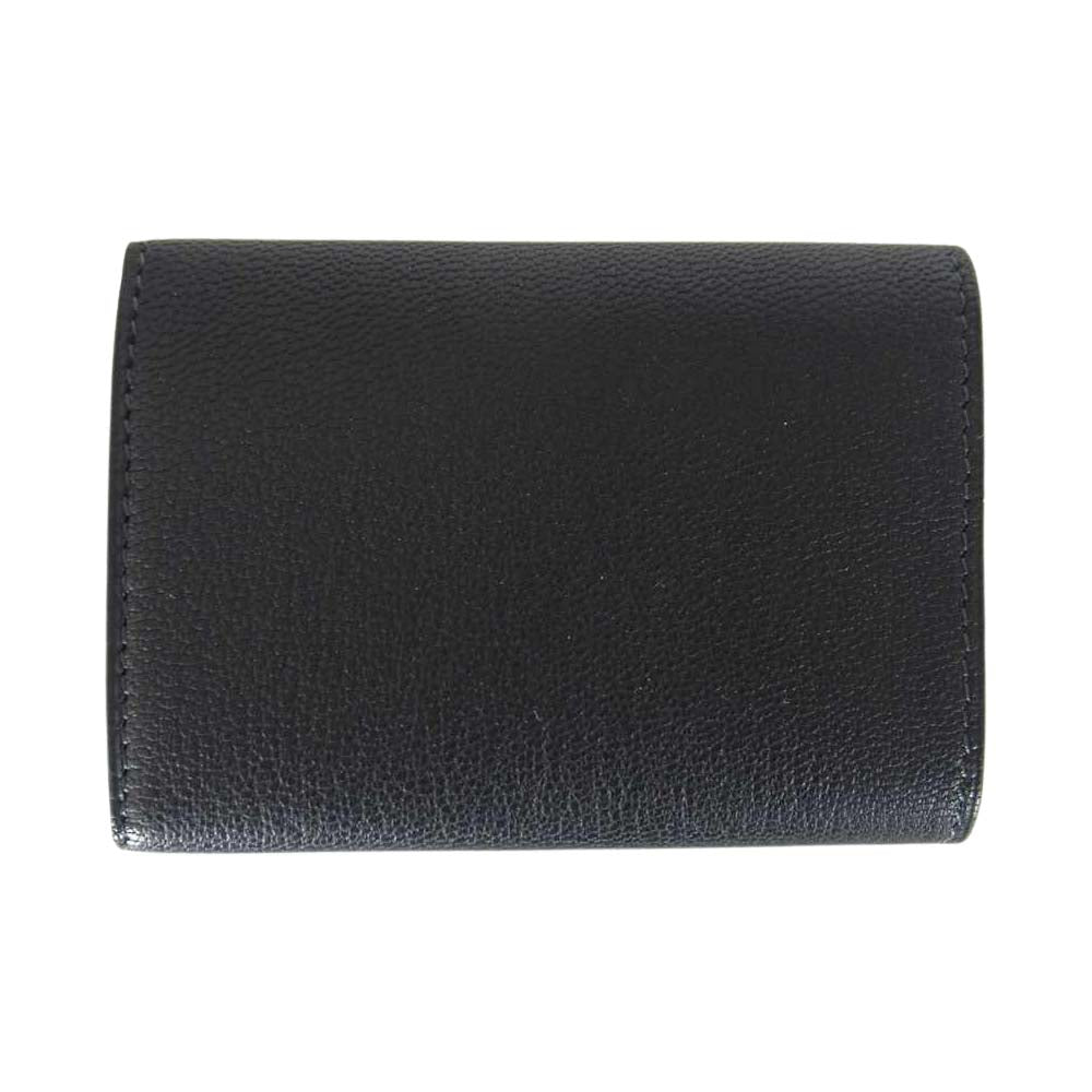 ファーロ F2031W301 Compact Wallet コンパクトウォレット 3つ折り ミニ財布 ブラック系【極上美品】【中古】