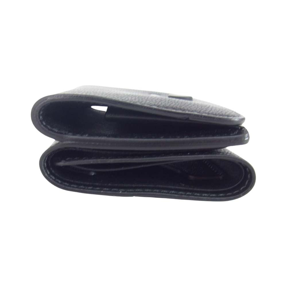 ファーロ F2031W301 Compact Wallet コンパクトウォレット 3つ折り ミニ財布 ブラック系【極上美品】【中古】