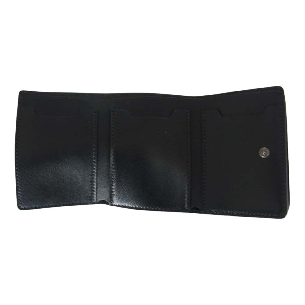 ファーロ F2031W301 Compact Wallet コンパクトウォレット 3つ折り ミニ財布 ブラック系【極上美品】【中古】