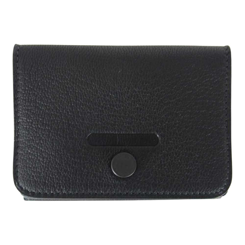 ファーロ F2031W301 Compact Wallet コンパクトウォレット 3つ折り ミニ財布 ブラック系【極上美品】【中古】