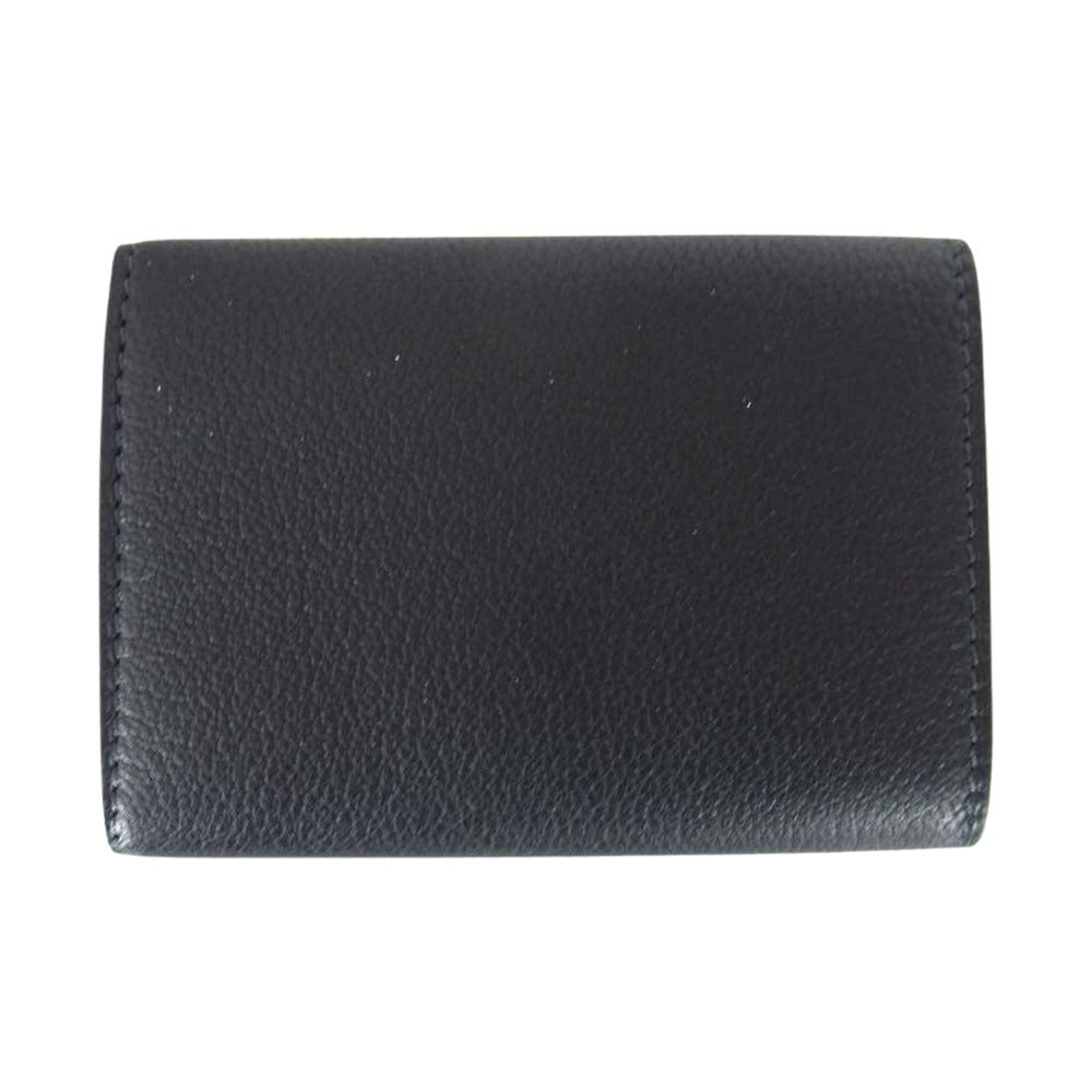 ファーロ F2031W301 Compact Wallet コンパクトウォレット 3つ折り ミニ財布 ブラック系【極上美品】【中古】