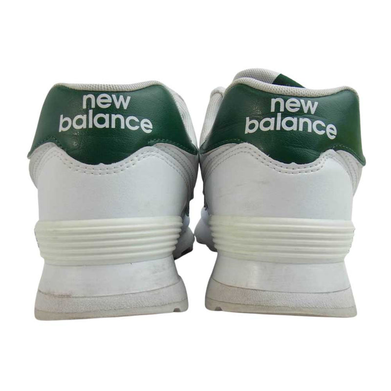 NEW BALANCE ニューバランス ML574SNB ローカット スニーカー ホワイト系 27cm【中古】