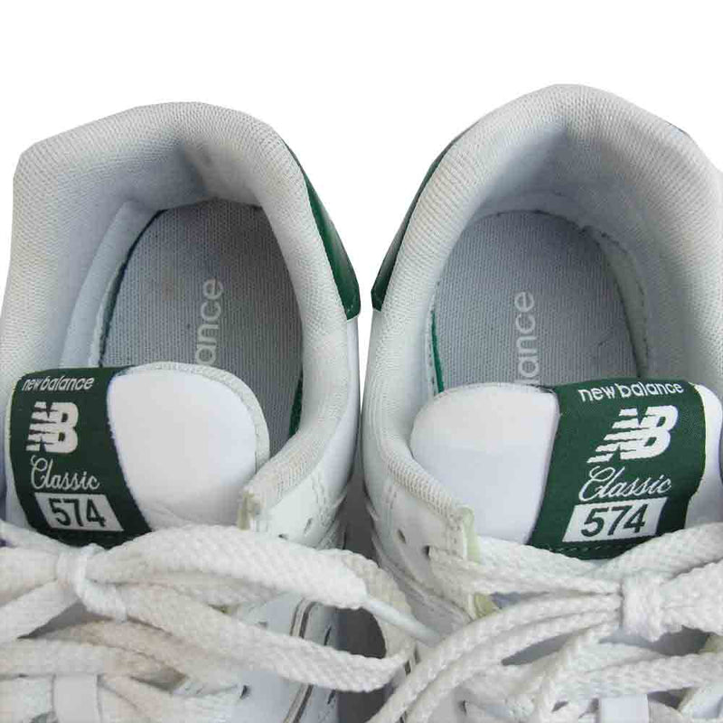 NEW BALANCE ニューバランス ML574SNB ローカット スニーカー ホワイト系 27cm【中古】