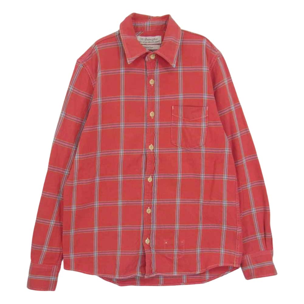 REMI RELIEF レミレリーフ フランネル チェック シャツ レッド系 M【中古】