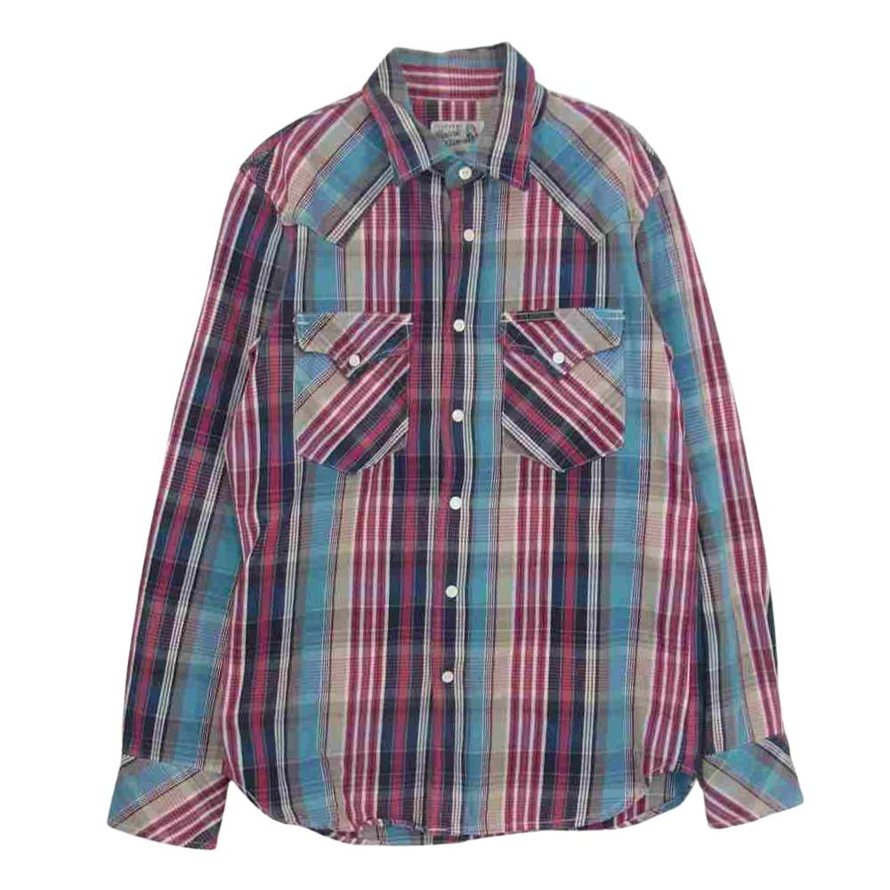HYSTERIC GLAMOUR ヒステリックグラマー 0231AH01 ヘビー ネル ウエスタン チェック シャツ マルチカラー系 M【中古】