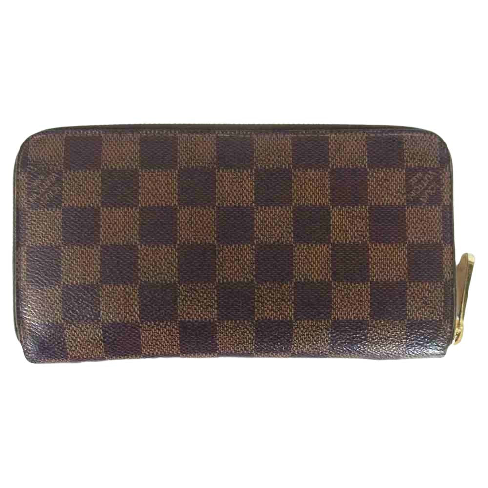 LOUIS VUITTON ルイ・ヴィトン N60015 ダミエ ジッピー ウォレット ブラウン系【中古】