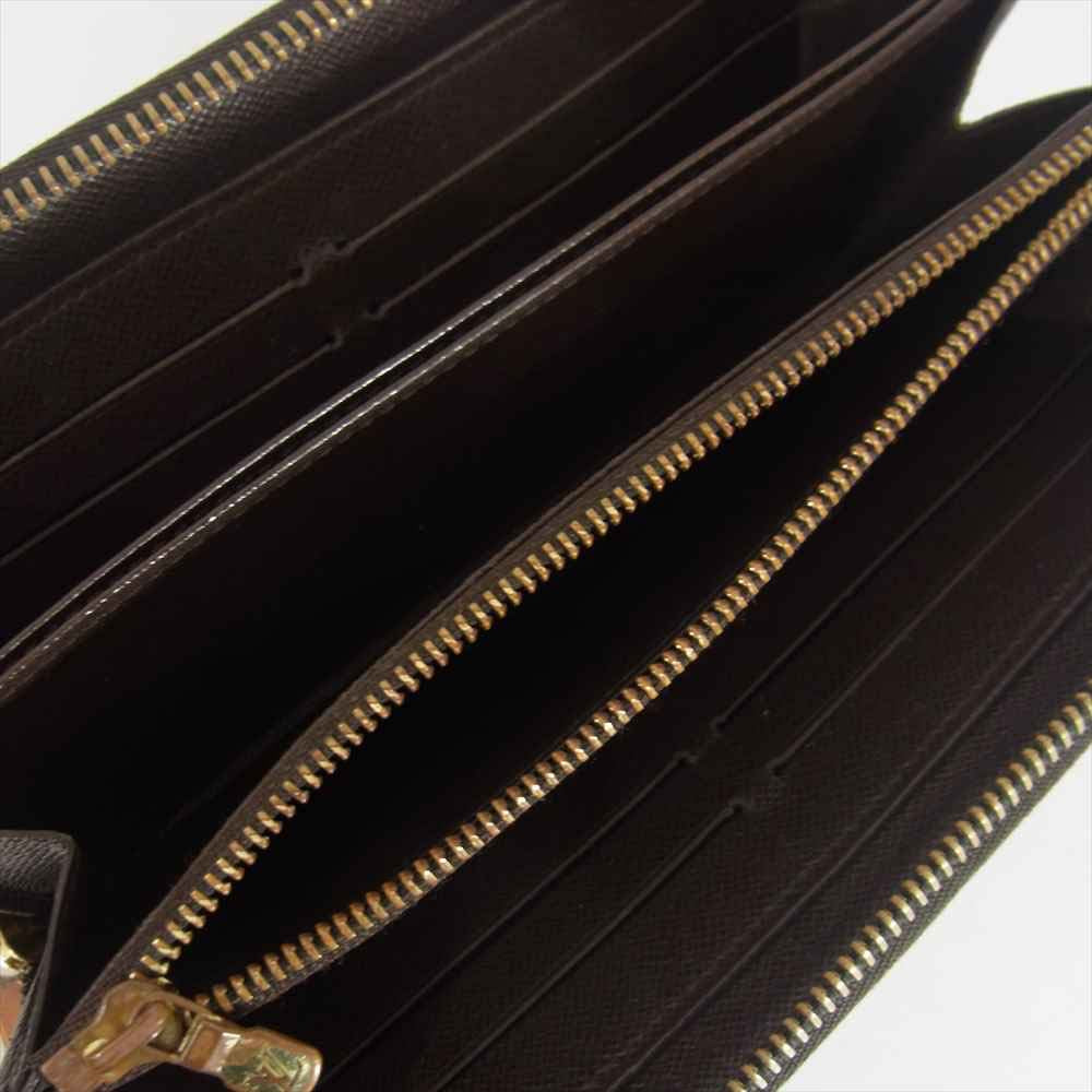 LOUIS VUITTON ルイ・ヴィトン N60015 ダミエ ジッピー ウォレット ブラウン系【中古】