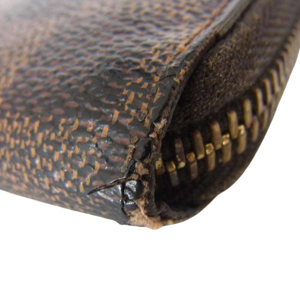 LOUIS VUITTON ルイ・ヴィトン N60015 ダミエ ジッピー ウォレット ブラウン系【中古】